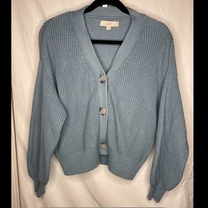Loft blue cardigan
